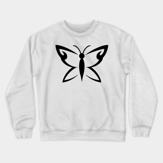 Until Dawn Hannah Butterfly Tattoo Crewneck Sweatshirt by senaeksi